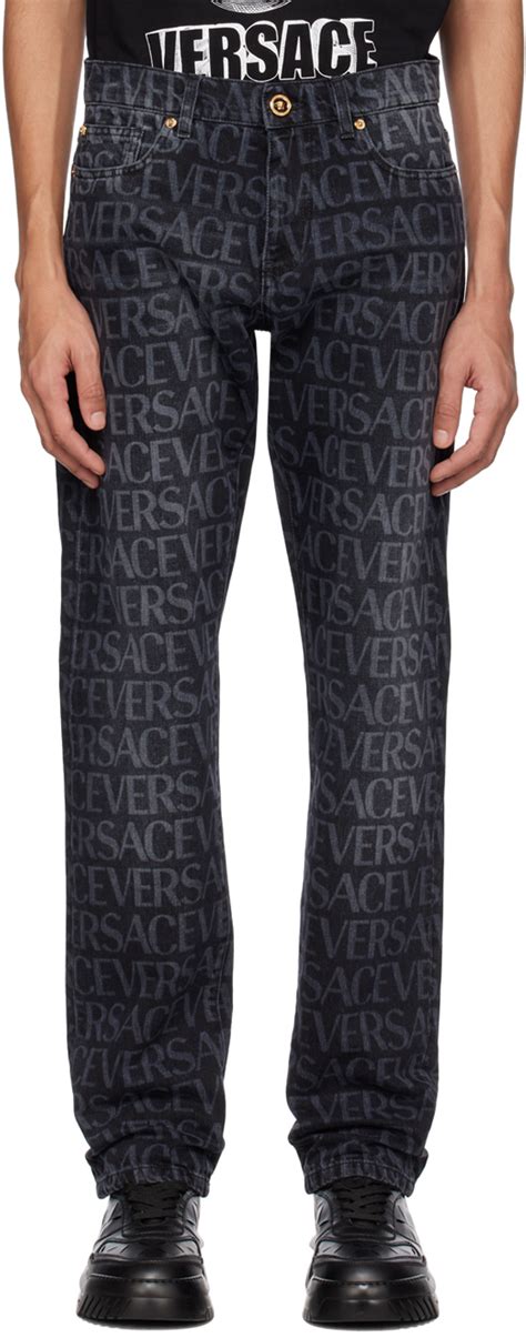 black versace pants.